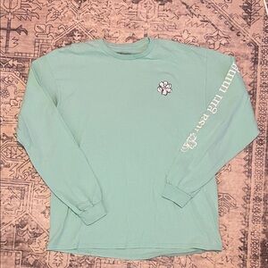 A Girl Thing Light Green Floral Tee